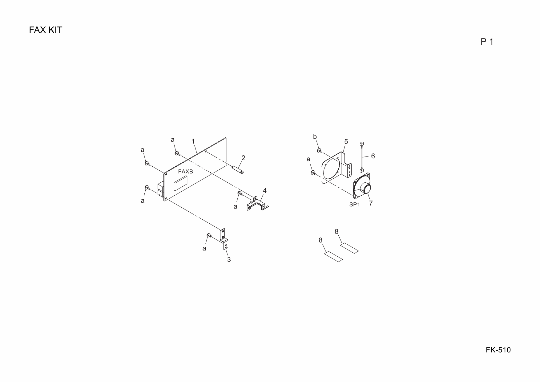 Konica-Minolta Options FK-510 A4M2 Parts Manual-5